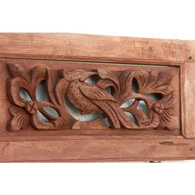 19th Century Small Pair of Birds Oriental Carving For Sale - Image 5 of 6