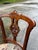 Antique Pair of Wooden Carved Accent Chairs With Central Medallion Detail For Sale - Image 12 of 12