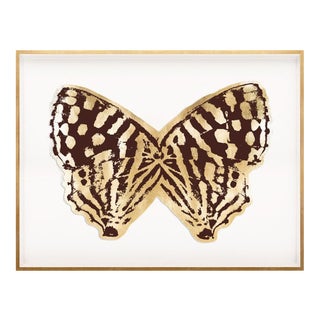 Butterfly Royale, Brown 2 Framed Artwork For Sale