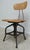 1950s Vintage Toledo Drafting Industrial Medium Counter Swivel Bar Stool Chair GG For Sale - Image 5 of 12