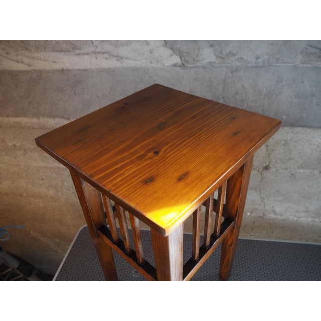 Wood Antique Flower Stand, Europe, 1930s For Sale - Image 7 of 16