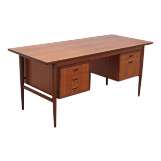 Freestanding Executive Desk by Oswald Vermaercke for V-Form, 1960s For Sale