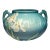 1939 Roseville Iris Blue Art Deco Pottery Matt Ceramic Vase # 357-4 For Sale