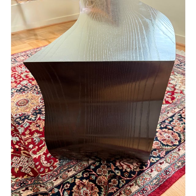 1990s Attributed Berman Rosetti Flag Sculptural Wood Coffee Table For Sale - Image 5 of 11
