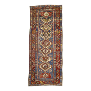 Antique Caucasian Shirvan Rug 3'9" X 8’11”