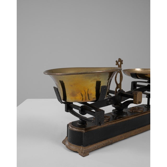 19th Century French Iron & Brass Scale For Sale - Image 4 of 18