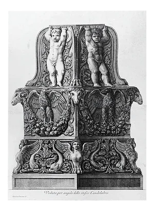 Veduta per Angolo dello stesso Candelabro - Etching - 1778 1778