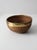 Wood Mid-Century Woven Rattan Bowl With Brass Rim For Sale - Image 7 of 12