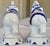Vintage Blue and White Auspicious Porcelain Elephants - A Pair For Sale - Image 4 of 9