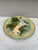 French Majolica asparagus and artichoke plate Salins, circa 1890.