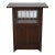 Stickley Roycroft Mission Oak Leaded Glass Cabinet For Sale