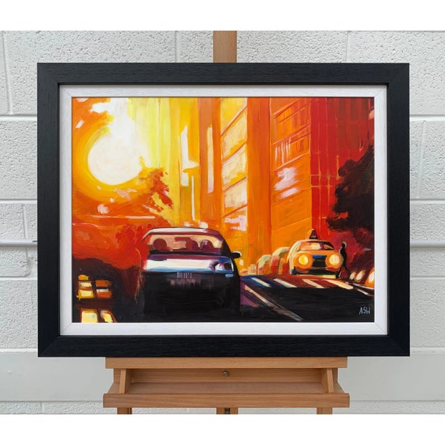 American Street Study of Manhattan Henge Sunshine New York City by English Urban Artist For Sale - Image 3 of 7
