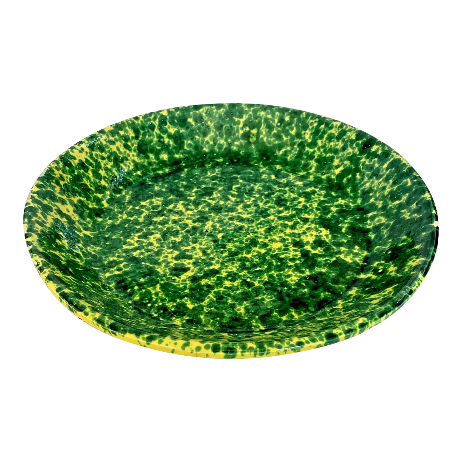 Antique Splatterware Platter | Chairish