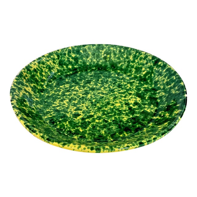 Antique Splatterware Platter | Chairish