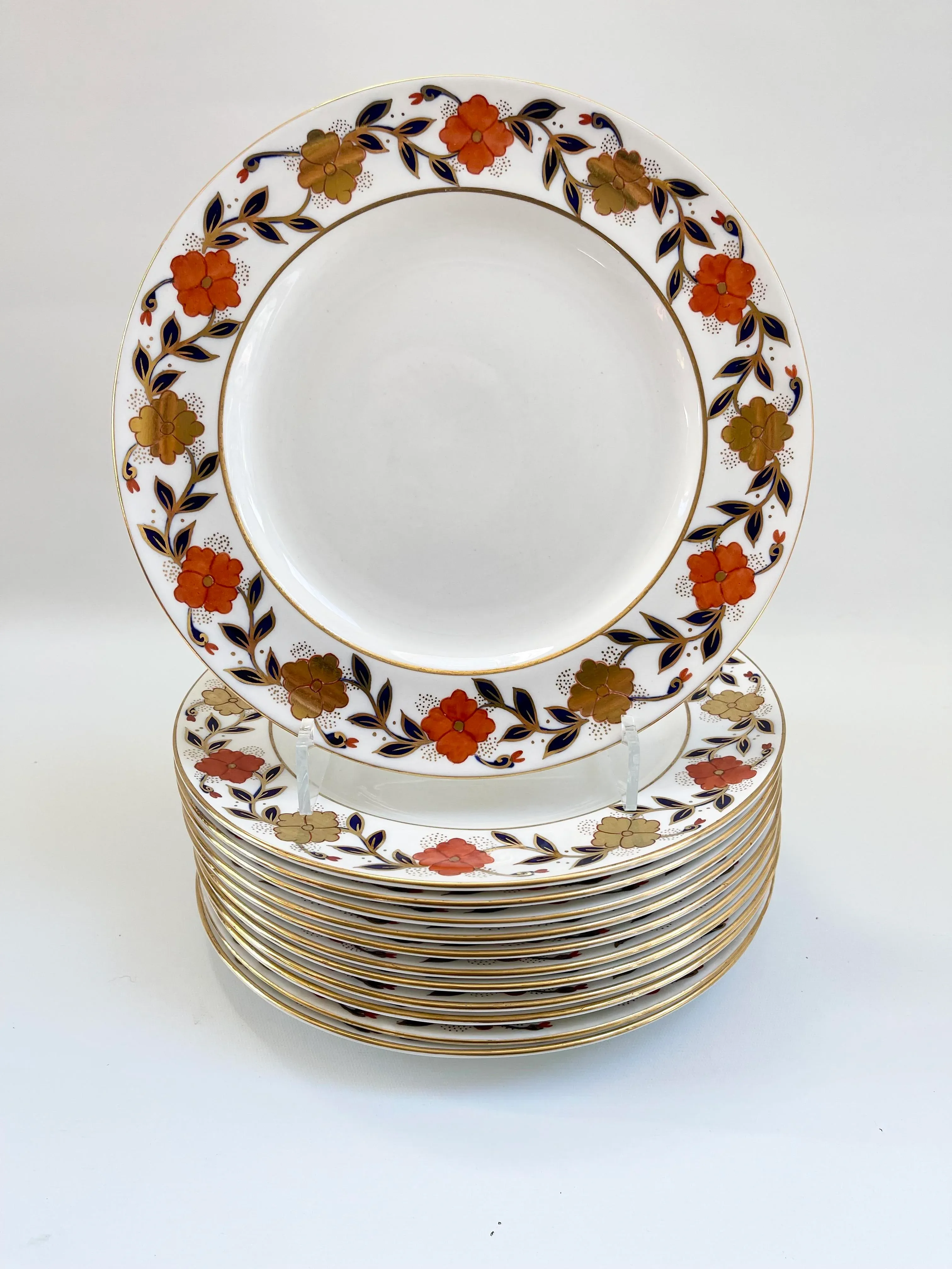 Tiffany & Co. Royal Crown Derby Asian Rose Imari Pattern Dinner