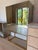 Hollywood Regency Jonathan Adler Delphine Bar Cabinet, Brass & Antiqued Mirror For Sale - Image 3 of 5