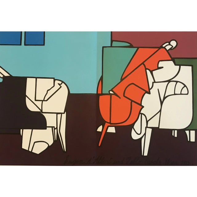 Artist: Adami Valerio Country: Italy Title: Untitled DM06188d Medium: Original Lithograph, unsigned Printed: 1970 in...