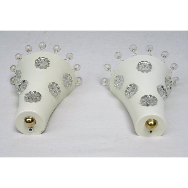 Ceiling Light and Wall Lights from L. A. Riedinger Bronzewarenfabrik Gmbh, Augsburg, 1950s, Set of 3 For Sale - Image 11 of 18