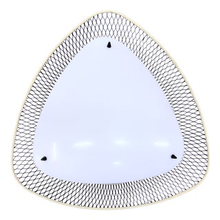Space Age Triangular Ceiling Lamp, 1950s For Sale