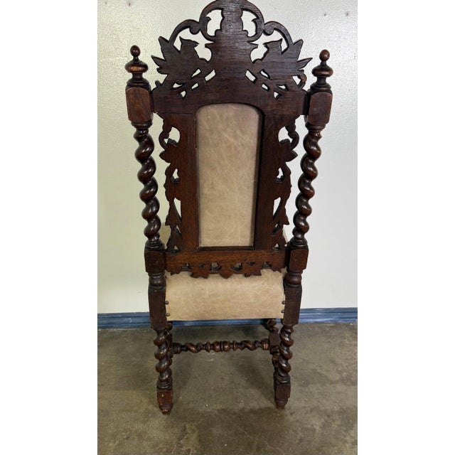 Set of Six 19th C. Renaissance Revival Dining Chairs For Sale In Los Angeles - Image 6 of 12