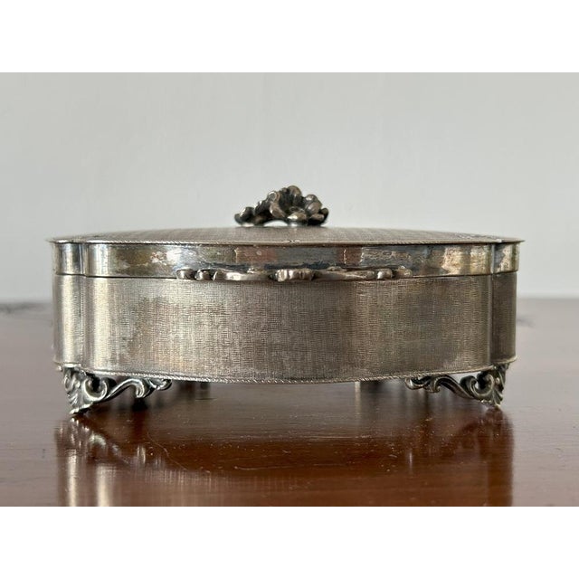 Metal Early 20th Century Art Nouveau Silver Casket, Italy, 1890s For Sale - Image 7 of 17