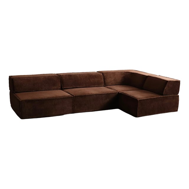 Trio Modular Sofa by Team Form AG for COR, 1970s, Set of 4 For Sale