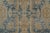 Traditional Antique Mahal Runner With Brown and Blue Dense Geometric Pattern - Rug & Kilim For Sale - Image 3 of 7