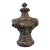 19th Century Cast Iron Finial With Baroque Revival Ornamentation For Sale