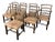 Antique Chippendale Ladderback Dining Room Chairs, Set of Eight For Sale