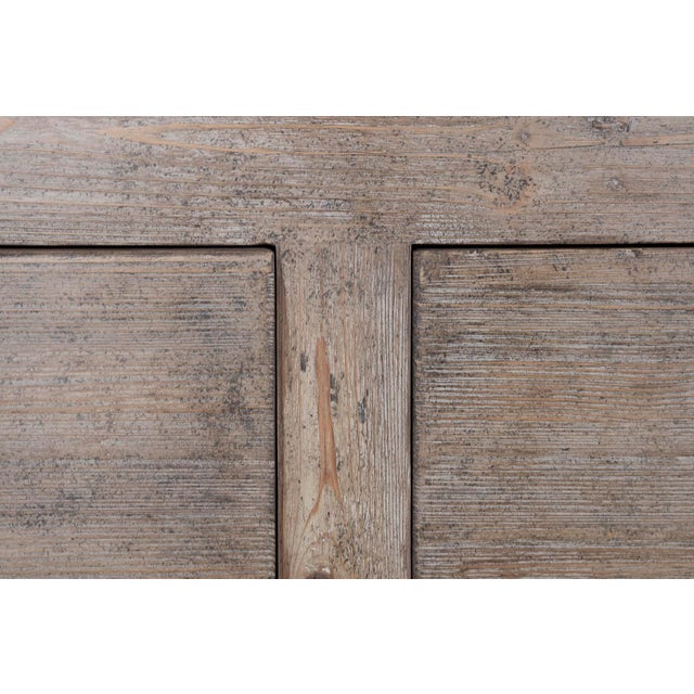 Contemporary Nine Drawer Reclaimed Elm Dresser For Sale - Image 3 of 7