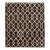 Contemporary Brown Flaweave Kilim Wool Rug With Trellis Design For Sale
