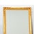 This French 19th century gilt mirror is symmetrical to hang in either direction, exhibiting high-relief floral decorations...
