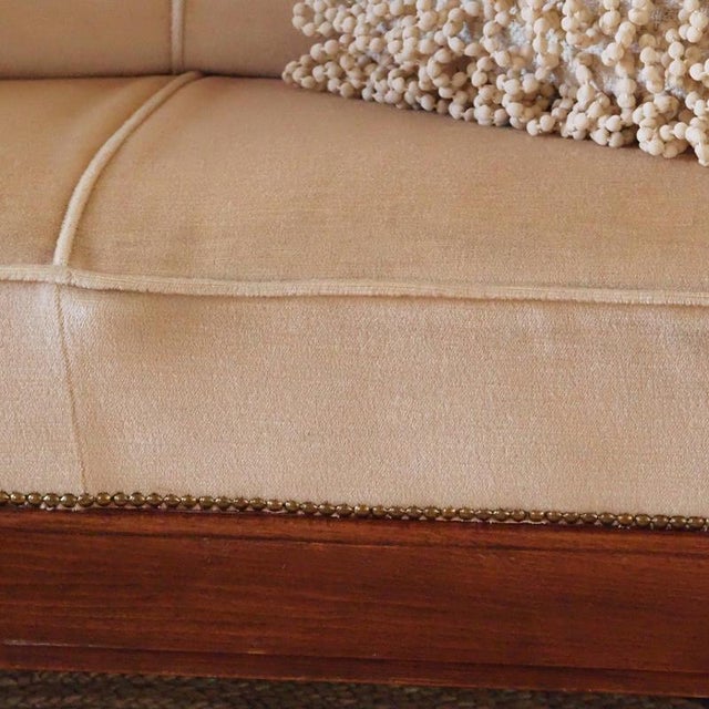 Art Deco Two-Seater Sofa with Curved Armrests, 1930 For Sale - Image 9 of 15