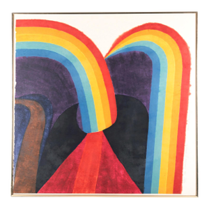 1970s Original Signed Carol Summers "The Creation of Malwa" 61/75 Ed Woodcut, Framed