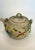 Vintage Japanese Bisque and Enamel Flora & Fauna Small Teapot by Banko, Multi Color For Sale - Image 4 of 12