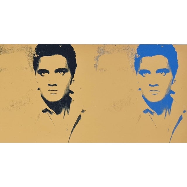 Yellow After Andy Warhol, Elvis Presley, 1980s, Lithograph For Sale - Image 8 of 10