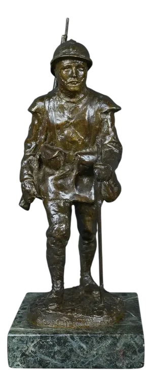 Antique Figurine in Bronze, 1890s
