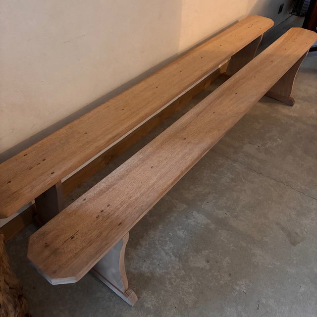 Wooden Benches, Set of 2, in Very Good conditions. Designed 1960 to 1969