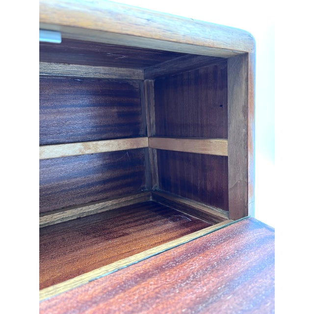 Art Deco Bread Box in Handcrafted Walnut, 1930s For Sale - Image 18 of 18