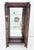 Wood Fine Carved Mahogany Claw Feet Glass Shelved Bookcase Display Cabinet Stunning For Sale - Image 7 of 12