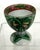 Adorable little egg cup in Famille Verte “Boc Choyleaf” pattern egg cup