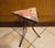 Pastel-Toned Tripod Side Table with Hairpin Legs, 1970s For Sale - Image 3 of 11