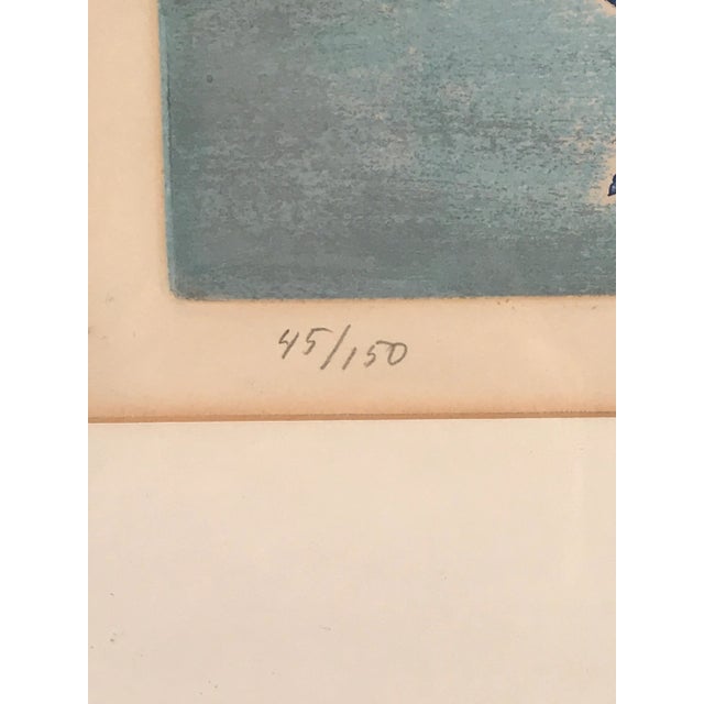 1950s 1950s “Digne Espace” Abstract Lithograph by Gustave, Framed For Sale - Image 5 of 9