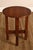 Arts And Crafts Style Round Oak Lamp Table For Sale - Image 14 of 18