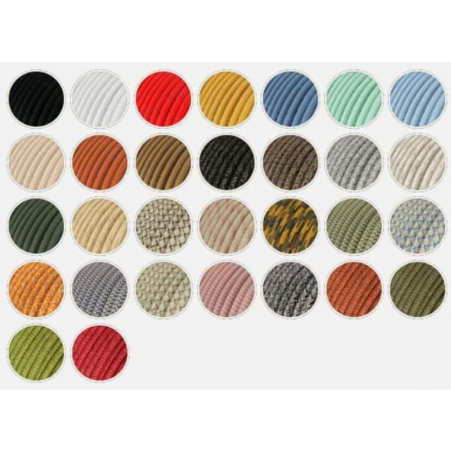 Ochre Blue Cream Orange Ceramic Cone Pendants, Denmark, 1970, Set of 2 For Sale - Image 14 of 16