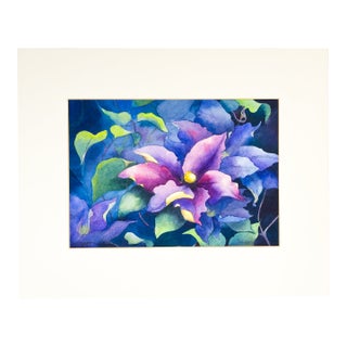 Leatherflower and Clematis Vines - Tomoko Parry, C. 1990s For Sale