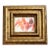 1970’s Original Abstract Watercolor Painting Chunky Gold Frame For Sale