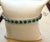 Modern 15 Carat Natural Emerald & 2.2 Carat Diamond Tennis Bracelet 14 Kt White Gold For Sale - Image 3 of 8