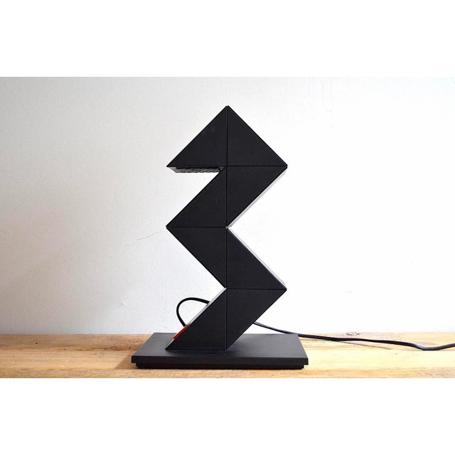 Zig Zack Table Lamp by Shui L. D. Chan, 1984 For Sale - Image 3 of 18