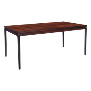 Danish Brazilian Rosewood Extendable Dining Table by Johannes Andersen For Sale